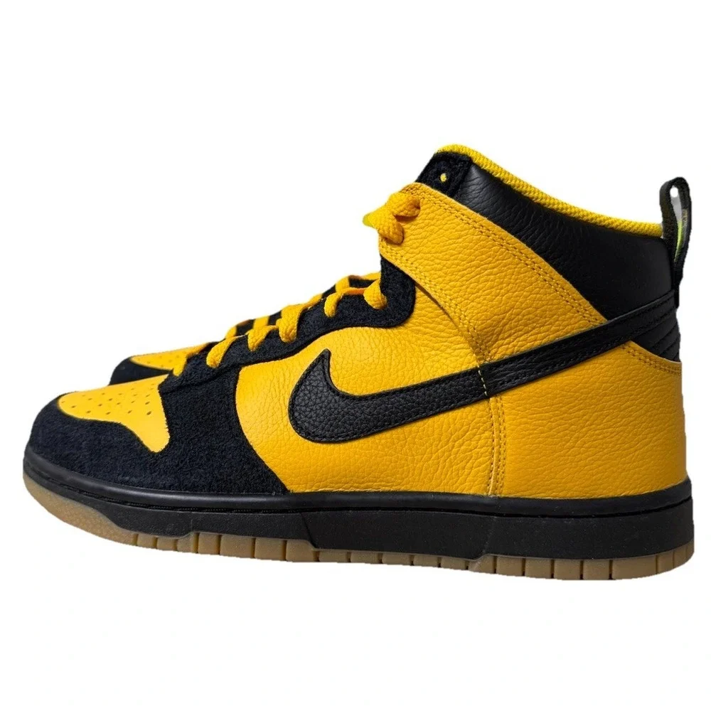 Nike By You Dunk High Black Yellow Gum Bottom Wu-Tang  | FV5511-900 Men Size 9